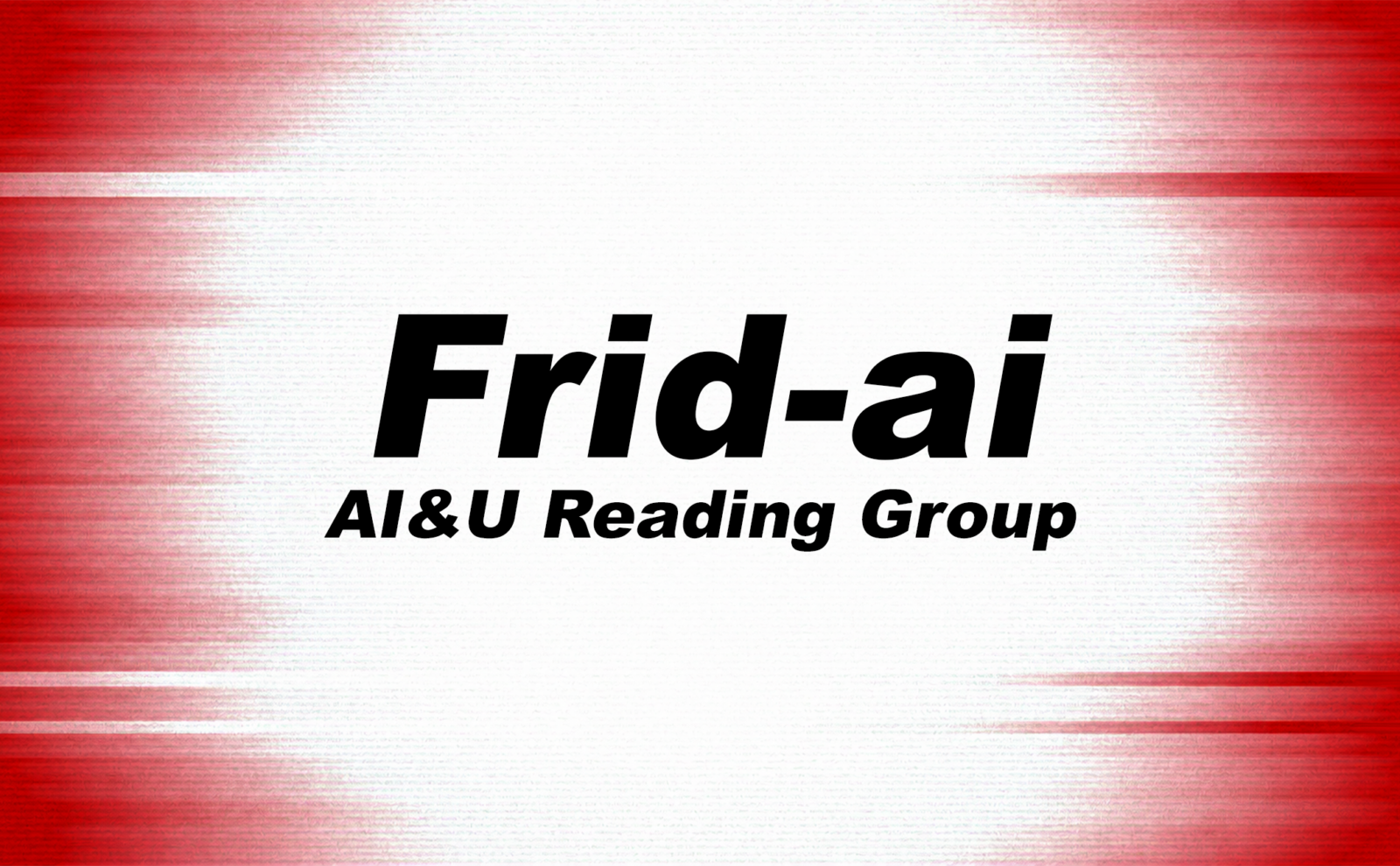Logo for Frid-ai reading group. 